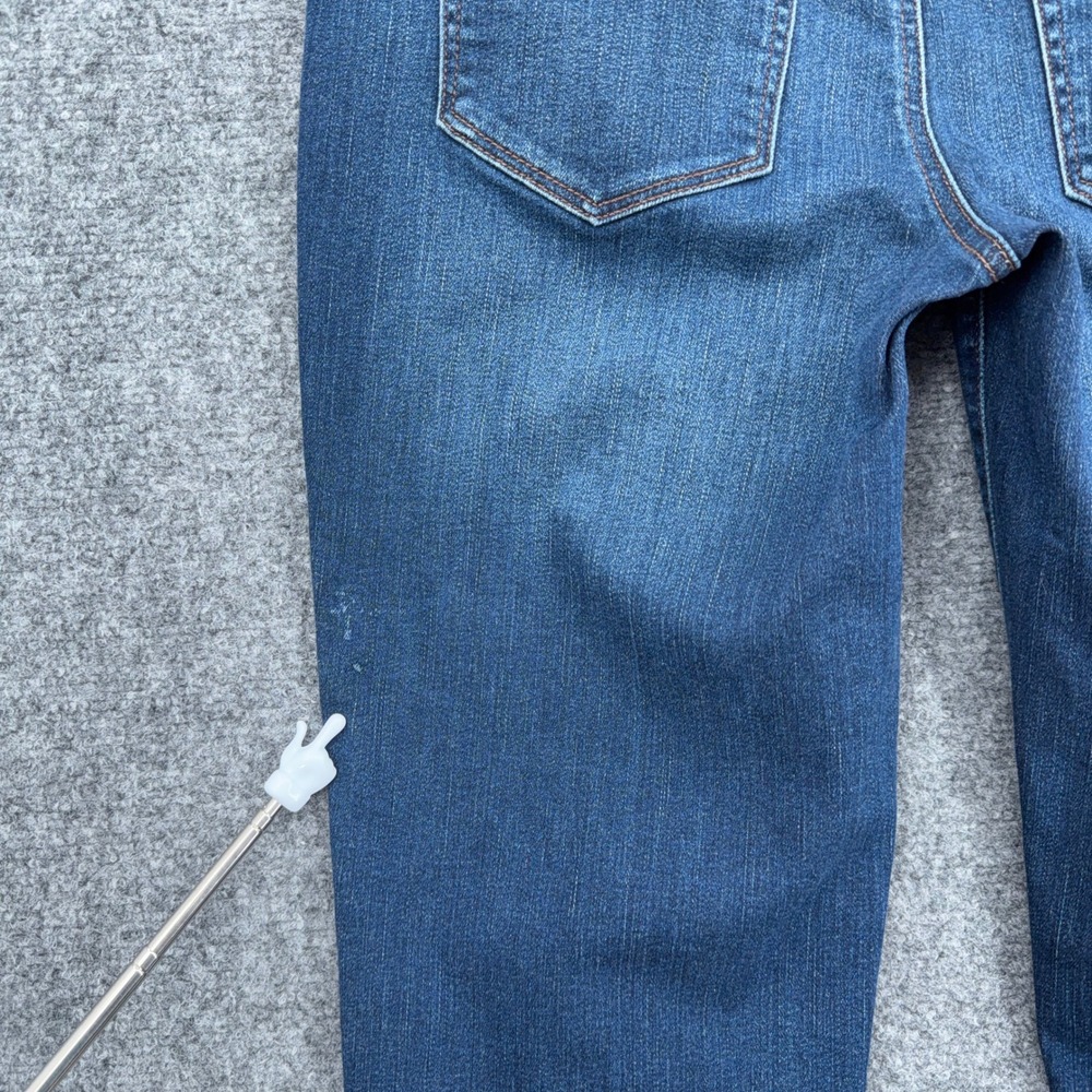 Chico's The Platinum Boyfriend Jeans Women 0 Ankle Cotton Spandex Blue‎ - Picture 3 of 9